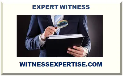 EXPERT WITNESS DEFINITION
